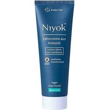 Niyok Pasta de Dientes Natural con Aceite de Coco y Menta Verde - 75 ml