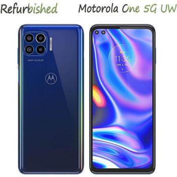 Teléfono Móvil Original Restaurado Motorola One 5G UW XT2075-1 con 4GB RAM y 128GB ROM