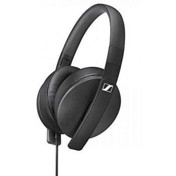 Sennheiser HD 300 Auriculares Circumaurales, Ligeros y Plegables, Color Negro, Talla Única