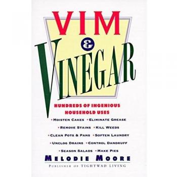 Vim & Vinegar Multi-Purpose Cleaner: Moistens Cakes, Eliminates Grease, Removes Stains, Kills Weeds, Cleans Pots & Pans, Softens Laundry, Unclogs Drains, Controls Dandruff,