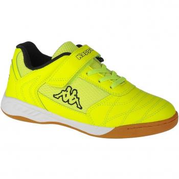 Kappa Damba K 260765K-4011, tenis de futsal para niño, color amarillo