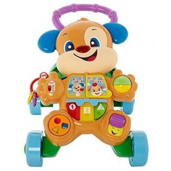 Fisher-Price Ríe y aprende Andador Perrito Primeros Pasos, juguete con actividades, luces y sonidos, regalo para bebés +6 meses