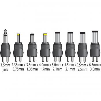 Mercury | Energy Efficient Switch-mode Power Supply with Multiple Adaptors & Adjustable Voltage | 1000mA