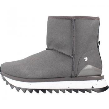 Gioseppo Zapatilla Botín Australiano Gris Mujer - Clásico Temporada Doble Canto Forro Reciclado Suela EVA