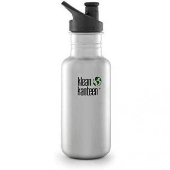 Klean Kanteen Edelstahlflasche Flasche Classic Sports Cap, Frasco, Plata