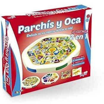 Juego de Mesa parchís y oca 2 en 1.