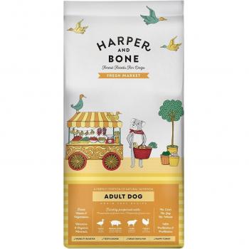 Harper & Bone Adult Medium & Large Fresh Market Duck, Iberian Pork, Lamb & Turkey Dry Dog Food 2kg