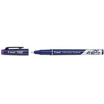Bolígrafo de tinta de fibra borrable por fricción Frixion Fineliner Pilot 1.3 mm color violeta - Pack de 12