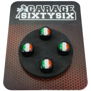 Tapones de válvula Italianas, 4 unidades, en negro, modelo: Pittsburg