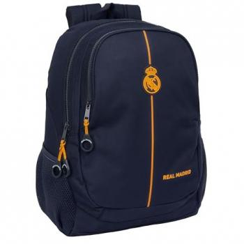 Mochila Escolar Real Madrid C.F. 2nd Kit 24/25 Azul Marino 32 x 44 x 16 cm