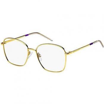 Tommy Hilfiger TH 1635 Gafas, Lente de Demostración Dorada, 53 para Mujer