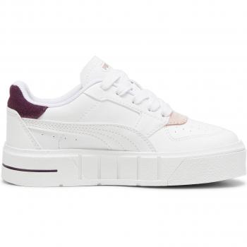 Puma Cali Court Match Girls' Sneakers - White/Pink EU 35