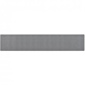 Alfombra de pasillo gris oscuro 50x300 cm