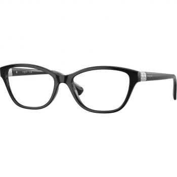 Vogue Eyewear VO5516B W44 Women's Eyeglasses Black Size 51 (Frame Only) - Blue Light Block Available