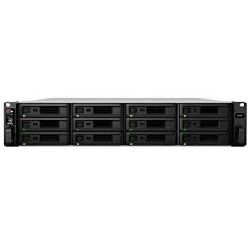 Synology SA3400 - NAS server - 12 bays - rack-mountable - RAID 0, 1, 5, 6, 10, JBOD, RAID F1 - RAM 16 GB - Gigabit Ethernet / 10 Gigabit Ethernet - iSCSI - 2U