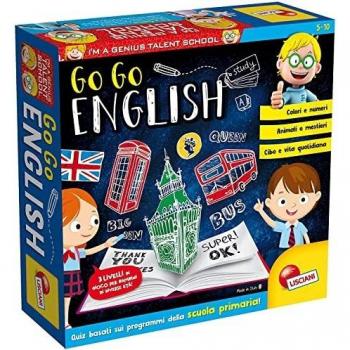 Lisciani 48892 Go Go English - Juego de preguntas y respuestas para aprender Ingles