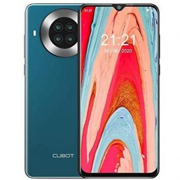 CUBOT Teléfono Inteligente, 8+128GB, 6.5 Pantalla HD Water-Drop, Dual SIM, Android 10, Octa-Core,Dual Sim. Verde