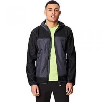 Regatta Harra II Hybrid Soft Shell - Chaqueta para Hombre, Hombre, Color Black/Sealgr, tamaño Extra-Large