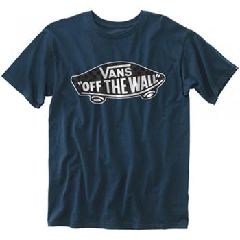Vans Camiseta Otw Logo Fill Checkerboard Azul/Negro/Gris Talla: 128 a 140 cm Altura – de 8 a 10 años