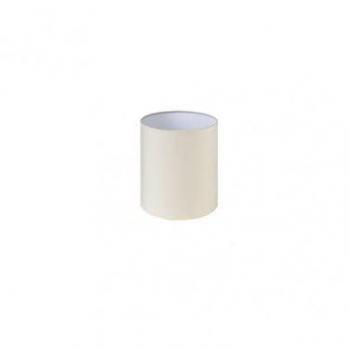 Pantalla Cilíndrica Dori E27 Beige 15x15x18 cm Tejido Popelín