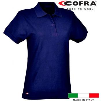 Polo mujer Giza azul marino Cofra talla XL