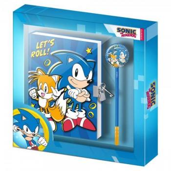 Pack Regalo Karactermania Diario más Bolígrafo Sonic