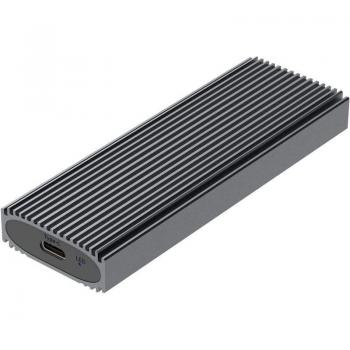 AISENS Caja Externa para Disco SSD M.2 NVMe ASM2-023GR - Conexión USB 3.2 Gen2 - Diseño Sin Tornillos - Color Gris
