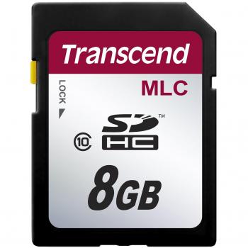 Tarjeta de Memoria Transcend 8GB SDHC Clase 10 MLC Industrial - Velocidad 20 MB/s