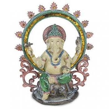 Figura Decorativa Ganesh Signes Grimalt - Resina Multicolor 31 x 14 x 25,5 cm