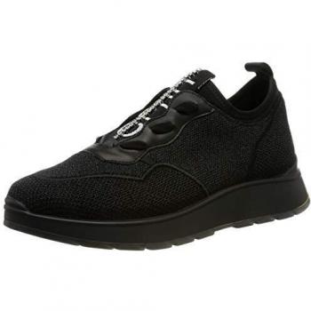 LIU JO Shoes Asia 04 Slip-on, Zapatillas de Estar por casa Mujer, Negro