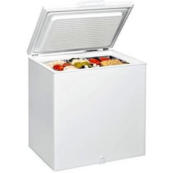 Whirlpool - Congelador horizontal WHS 2121 blanco, tecnología congelamiento rápido, 86.5 x 80.6 x 64.2 cm, eficiencia NEL F