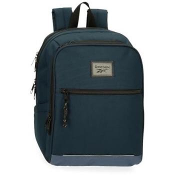 Mochila portaordenador Reebok Dexter dos compartimentos 37 cm azul marino, para portátil de hasta 13,3, dimensiones 25x37x10 cm, fabricada en poliéster, capacidad de 9,25