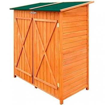 vidaXL Wooden Shed Garden Tool Shed Storage Room Large Outdoor Cabin House