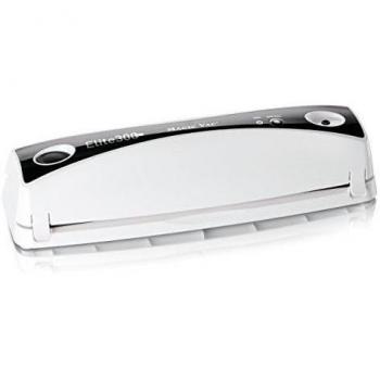 Magic Vac Elite-300 Plus Máquina de envasado al vacío doméstica, 140 W, ciclo automático, barra sellado 30 cm, controles impermeables, bandeja retención líquidos apta lavavajillas, color blanco