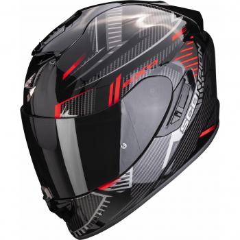 Casco SCORPION EXO-1400 Evo Air Shell Negro/Rojo XL