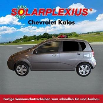 SOLARPLEXIUS Tintado de Lunas para Coche Chevrolet KALOS 2002-2009 Set Completo Precortados a Medida para una Instalación Láminas Solares