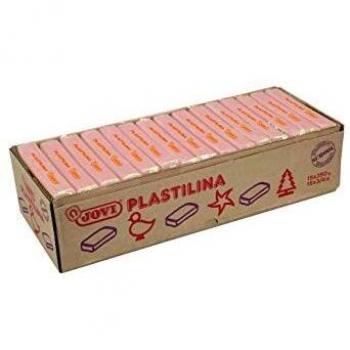 Jovi Caja de plastilina, 15 Pastillas 350 gr, Color Carne