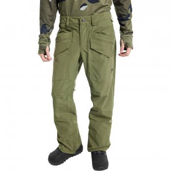 Burton Covert 2.0 Pantalones de esquí para hombre, color verde, impermeables, transpirables, con aislamiento térmico y ajuste regular