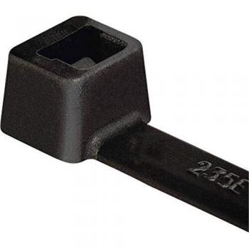 Fascetas de cable HellermannTyton T50I-PA66HS-BK, 300 mm, 4.6 mm, color negro, paquete de 100 unidades