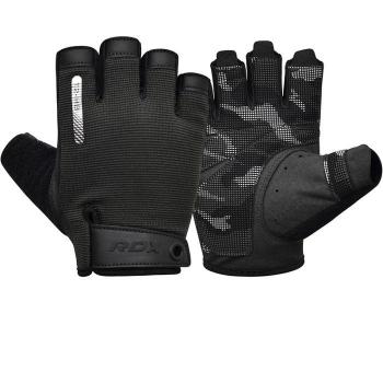 RDX T2 Half Finger Weightlifting Training Gloves with Elastic Wrist Support and Full Palm Grip