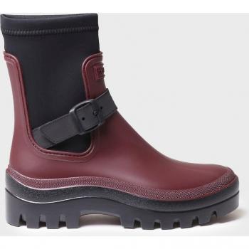 Botines de mujer Toni Pons Canby VI de agua con plataforma color rojo oscuro