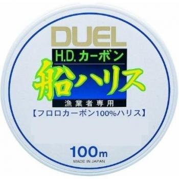 DUEL - H.D. Carbon Fune Leader Fluorocarbon 100, Color Transparente, Talla 0.470 mm