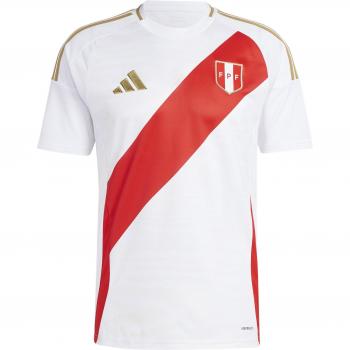 Peru adidas Home Shirt 2024 - White - Male - Size: Medium (38-40 Chest)