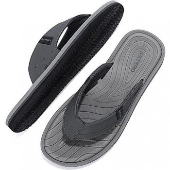 ASTERO Chanclas Hombre Flip Flop Verano Sandalias Antideslizante Pantuflas Playa Piscina Zapatillas