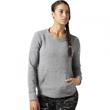 Reebok El Prime Group Crew Sudadera, Mujer, Negro