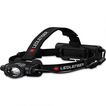 Ledlenser Linterna frontal LED H15R Core, 2500 lúmenes, recargable con batería de litio, impermeable