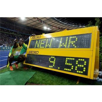 Usain Bolt Poster On Silk <52cm x 35cm, 21inch x 14inch> - Cartel de Seda - B48BF9