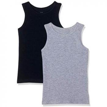 NAME IT Nmmtank Top 2p Noos Camiseta sin Mangas, Multicolor
