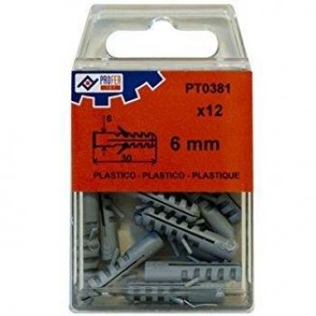 PROFER TOP - Taco Polietileno C/12 Pzs Profer Top 6 Mm