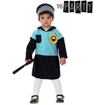 Disfraz de Policía para Bebé Niña 0-6 Meses - Color Azul